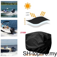 210D Oxford Cloth Boat Engine Cover Universal PVC Outboard Propeller Quick Accessories Motor Release Protector Coating