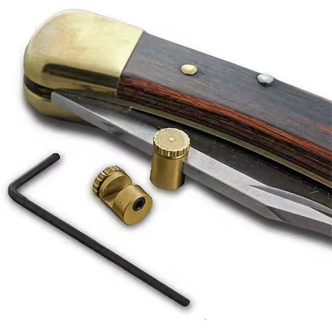 8 Packs Thumb Stud Fit for Buck 110 Folding Knife, Universal Replacement Thumb Button for Folding Hu