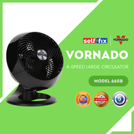 Vornado 660B Large Whole Room Air Circulator Cooler Fan with 4 Speeds and 90-Degree Tilt 660-Large (5 Years Warranty)