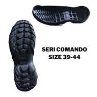 Black pdl shoe rubber sole size 39 - 44