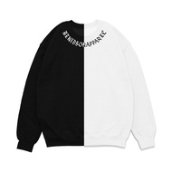 Benidson Crewneck Sweater Black and White Combination