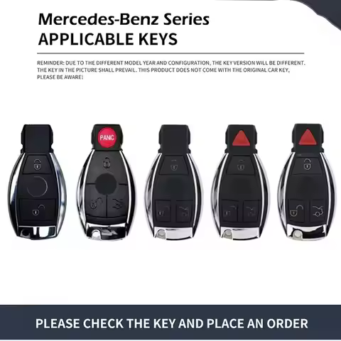 Zinc Alloy Car Key Case For Mercedes Benz E Class Remote Control Protector For Mercedes Benz E300 E2