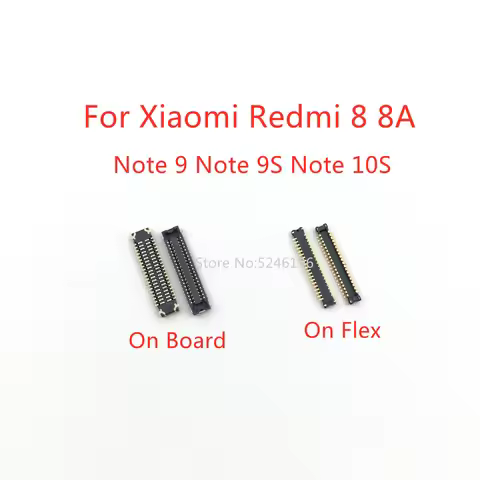 5-10pcs LCD Display Screen Flex FPC Connector 40Pin For Xiaomi Redmi 8 8A Redmi Note 9 Redmi Note 9S