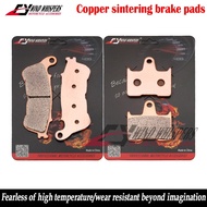 Copper Front Rear Brake Pads For HARLEY XL 883 L N R Iron Roadster XL 1200 T V X CX Superlow Seven T