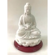 Medicine Buddha Statue with Wooden Base - Buddha168shop