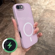 Suitable For iPhone 16E Phone Case new shockproof magnetic Wireless charging ring phone case GD02