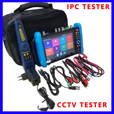 8K IP Camera Tester CCTV IPC Tester IPC9800 7" Tester CCTV Camera 8MP AHD CVI TVI H.265 Wifi PTZ Cab
