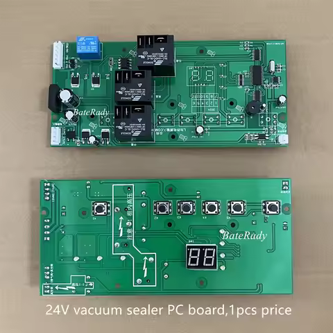 BateRady DZ400 Electric External Vacuum Sealer 24V PC Board,Vacuum Sealing Machine Spare Part,1pcs p