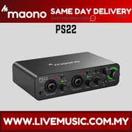Maono PS22 Professional Audio Interface Audio Mixer for PC,Phone,Recording,Music Production,Guitar (