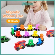 Blisso Magnetic Digital Train Cultivate Cognition Wooden Toy Developing Children's Digital Cognitive