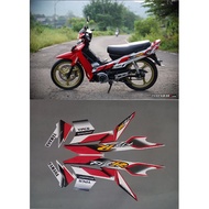 PUTIH MERAH STRIPING STICKER STICKER LIS BODY MOTORCYCLE F1ZR MARLBORO 2001 RED WHITE