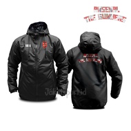 MEN'S CUSTOM FOOTBALL JACKET ARSENAL THE GUNNER 1886 PARACHUTE SEMI WF COOL CAN CHANGE ANY DESIGN YO