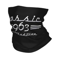 Classic 1963 Limited Edition Bandana Neck Cover Balaclavas Wrap Scarf Print Gift 63rd Birthday Headw