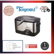 TOYOMI Deep Fryer with Stainless Steel Body 1.5L  [DF 323SS]
