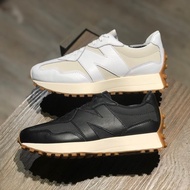Women New Style Black White Leather Running Shoes 327 Special Offer Men Women Sports Casual Newbalan