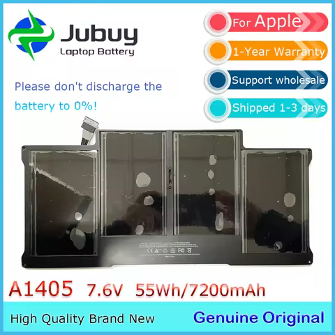 Brand New Genuine Original A1405 7.3V 50Wh Laptop Battery for Apple MacBook Air 13" Model A1369 Mid 
