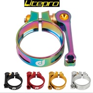 Litepro Seat clamp QR tube seat clamp seat locking rod ring for folding bike DAHON FNHON road bike M