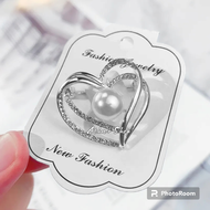 Bros Hijab Love Warna Silver Koleksi Bros Wanita Murah Bisa Bayar Ditempat