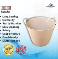 OmniMerchDepot 2-in-1 MODERN AESTHETIC STYLE MULTIPURPOSE JUMBO SIZE TIMBA BUCKET PAIL & TABO DIPPER