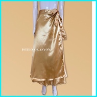Filipiniana Skirt WRAP AROUND SKIRT SATIN - Modern Filipiniana Design