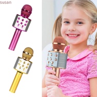 SUSANMY Wireless Karaoke Microphone, Reverb Sound Effects USB Charging Voice Changing Microphone, Wi