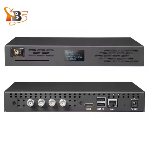 TBS2804SDI 4CH H.265/H.264 SDI Video Encoder 1080P IPTV Streaming HLS(m3u8), HTTP, SRT, UDP, RTMP/RT