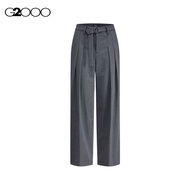 G2000 Wide Leg Pants With Belt