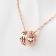 【Pawnable】 Bv Bzero1 Double Row Half Ring Diamond Necklace Rose Gold