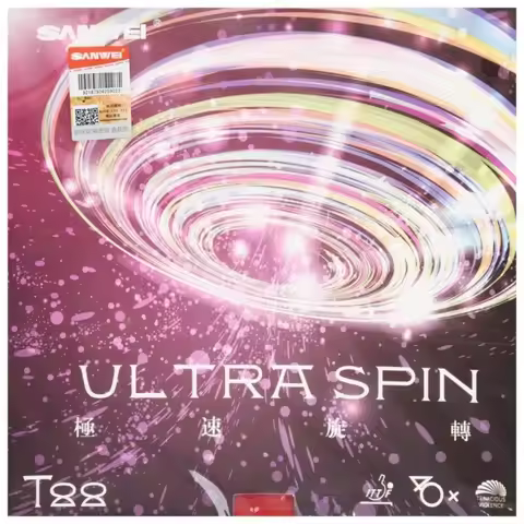 Sanwei T88 ULTRA-Spin T88-3 Table Tennis Rubbers Double Kit Semi-sticky Elastic Quick Attack Ping Po