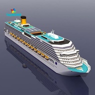 GPHA> Cruise Ship Paper Model Cruise Ship 3D Paper Model DIY Puzzle Manual Papercrafts Toy new