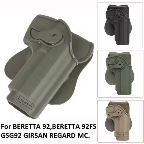 Tactical Gun Holster for BERETTA 92,BERETTA 92FS GSG92 GIRSAN REGARD MC. Right Hand OWB Paddle Pisto