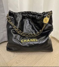 Chanel 22 bag medium size small size mini 22 Pearl ghw cf Pearl crush classic flap boy coco handle K