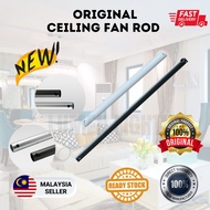 Kipas Ceiling Fan Rod Universal Ceiling Fan Rod Fan Pipe ( 6", 12" , 18" , 24" , 30" ) White & Black