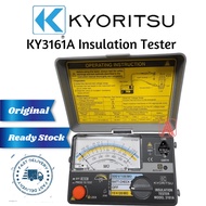 Kyoritsu 3161A Analogue Insulation Tester  / Continuity Tester Miniature Lightweight (340g) Insulation Tester