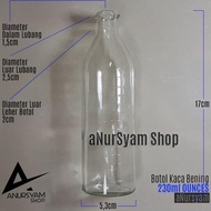 250ml Clear Glass Bottle / 250ML Clear Glass Bottle / 250ML Starter Bottle