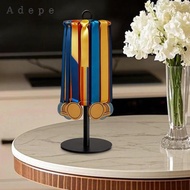 Adepe Rotating Medal Hanger Organizer, Height-adjustable, Storage Rack, Award Holder for Football.