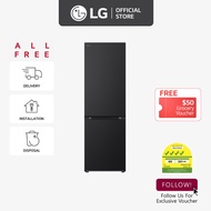 [New] LG Bottom Freezer Refrigerator GB-B3443EP 344L | Smart Inverter Compressor™ | Essence Matte Bl