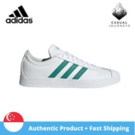 ad-idas men's vl court 2.0 shoes green ee6814