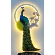 Luxury KONG TUUC mirror painting - uv printed Mica material - Wall painting