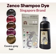 Zenco Hair Dye Shampoo/Hair Colour-In 400ml Natural Black/Coffee/Burgundy/Hair Dye/Hair shampoo/Hair Coloring