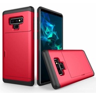 Premium Card Slide Case Casing Cover for Samsung Galaxy Note 9Mobile Accessories