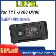 LB75L 7.4V 3800mAh for TYT Thicken DC for UV88 UV98 Ham Radio Rechargeable Accessory Replacement Li-