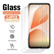 1-4PCS Front Protective Glass For Infinix Hot 60i Hot 60 Hot60 60 i Full Glue Screen Protector Infin