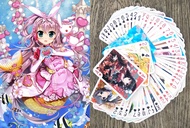 Kawaii Girls Anime Playing Cards (Poker Deck 54 Cards All Different) Cute Japan Manga Anime