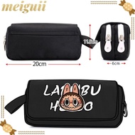 MEIGUII Pencil Cases, Large Capacity Cute Cartoon Labubu Pencil Bag,  Stationery Bag
