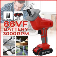 3000RPM Handsaw Saber Saw Multifunction Saw Cordless Reciprocating Saw for Metal Wood Pipe Cutting S