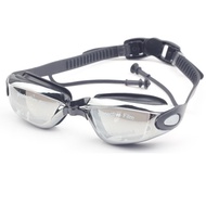 Hot sale Swimming goggles with earplug Waterproof Men arena professional natacion swim eyewear Anti