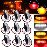 Universal Truck Trailer Side Marker Light Car Signal Tail Light LED 12V 24V Warning Lamp 4 LED Lights for Car Truck Motorcycle