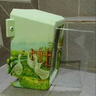 Decoupage token electrical meter box