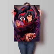 จิตรกรรมสีน้ำมันเพริลลา Naruto Uchiha Obito อนิเมะพิมพ์โปสเตอร์ภาพจิตรกรรมฝาผนังผ้าใบสำหรับบ้านห้องน